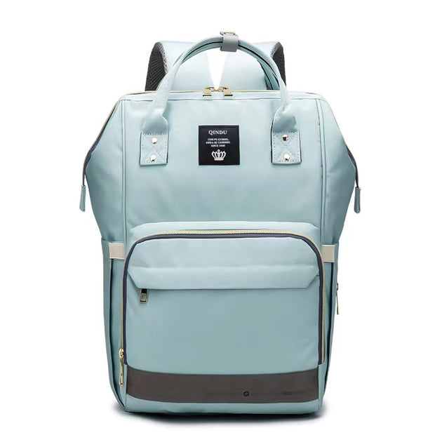 Fashionable large-capacity multifunctional mother bag easy to go out waterproof mother and baby bag portable backpack diaper bag.