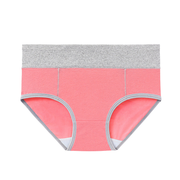 Custom Manufactures Plus Size Women Fashion Pink Ladies Cotton Underwear