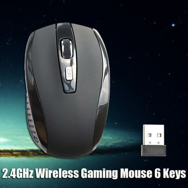 Gaming-Mouse Laptop Mice USB-Receiver Pro-Gamer Portable 2 Wireless for PC Desktop Slim.